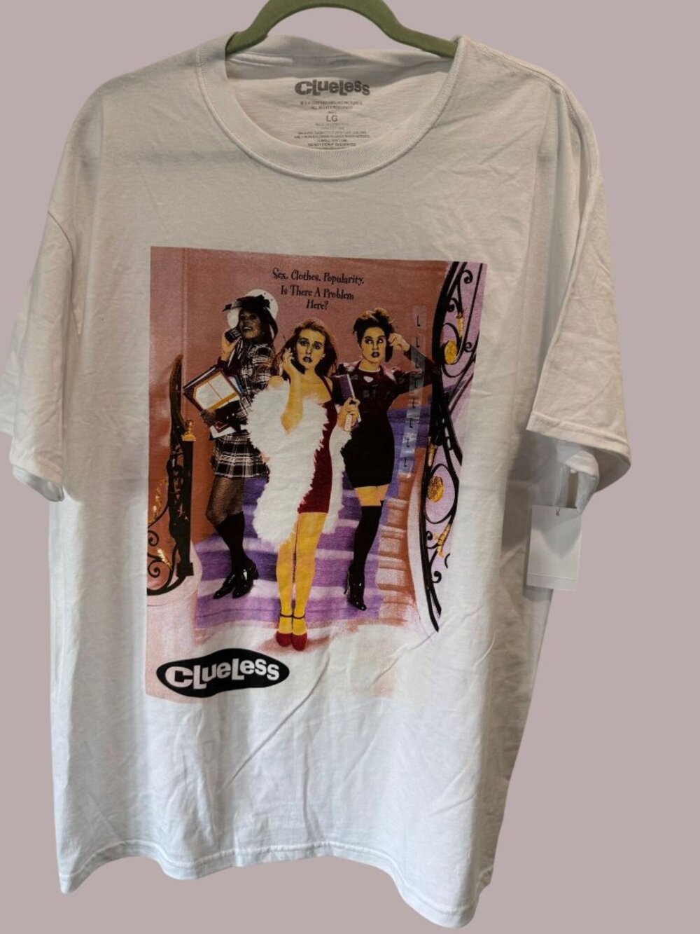 Clueless Movie Graphic T-Shirt Large White 2022 Paramount Pictures